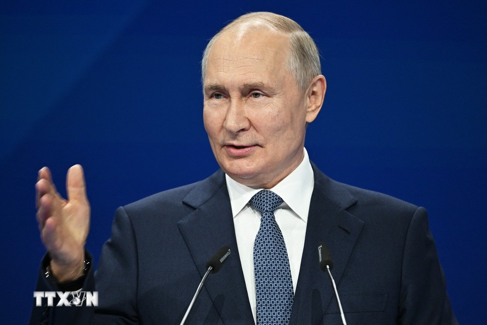 Tổng thống Nga Vladimir Putin. (Ảnh: AFP/TTXVN)