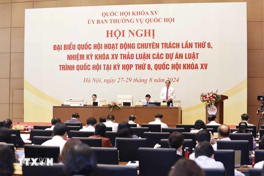 Quang cảnh phiên họp. (Ảnh: Doãn Tấn/TTXVN)