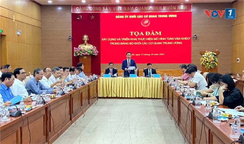 Quang cảnh buổi tọa đàm. (Nguồn: VOV)