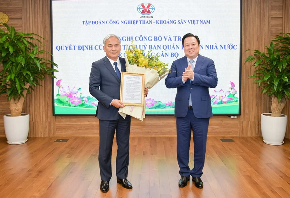 Ông Vũ Anh Tuấn, Bí thư Đảng ủy Than Quảng Ninh, kiêm Phó Tổng Giám đốc TKV đã được bổ nhiệm chức vụ Tổng Giám đốc Tập đoàn TKV. (Nguồn: TKV)