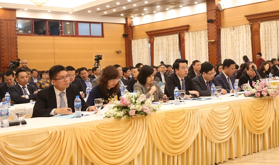 Ủy ban Chứng khoán Nhà nước sẽ tăng cường giám sát đối với hoạt động huy động, sử dụng vốn trên thị trường. (Ảnh: PV/Vietnam+)