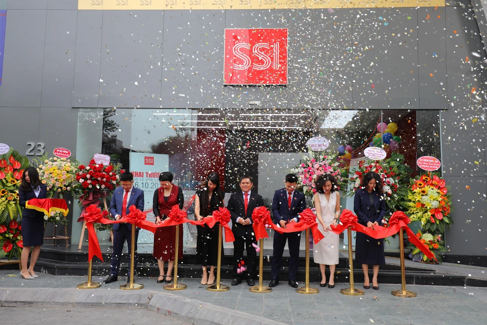 Công ty Chứng khoán SSI đã khai trương Phòng giao dịch Lê Văn Lương, khu vực Thanh Xuân, Hà Nội. (Ảnh: SSI/Vietnam+)