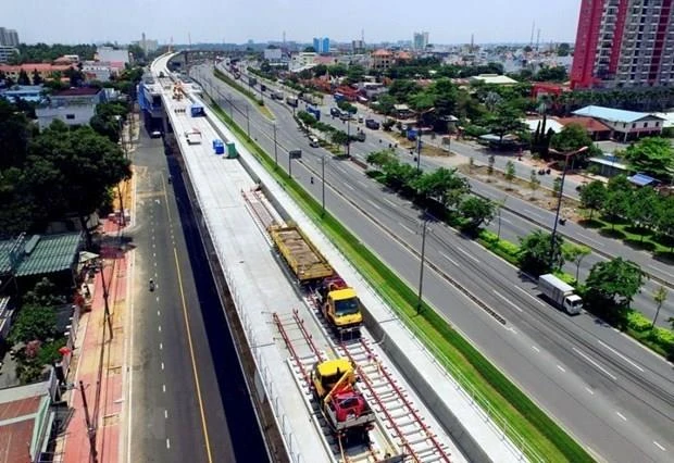 Dự án metro Bến Thành-Suối Tiên. Ảnh minh họa. (Ảnh: Hoàng Hải/TTXVN)