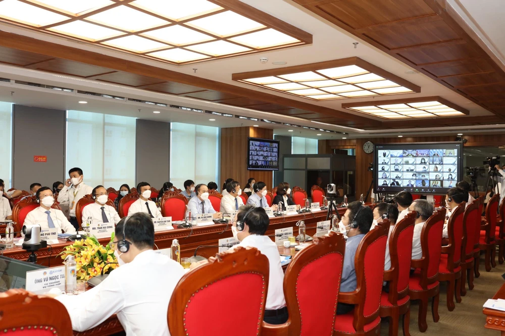  Cuộc họp Ban điều hành Tổ chức các Cơ quan kiểm toán tối cao khu vực châu Á (ASOSAI) lần thứ 56, ngày 6/9. (Ảnh: Vietnam+)