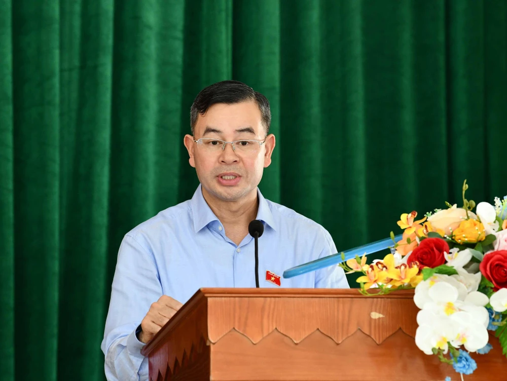 Ủy viên Ban Chấp hành Trung ương Đảng, Tổng Kiểm toán Nhà nước Ngô Văn Tuấn. (Ảnh: Vietnam+)