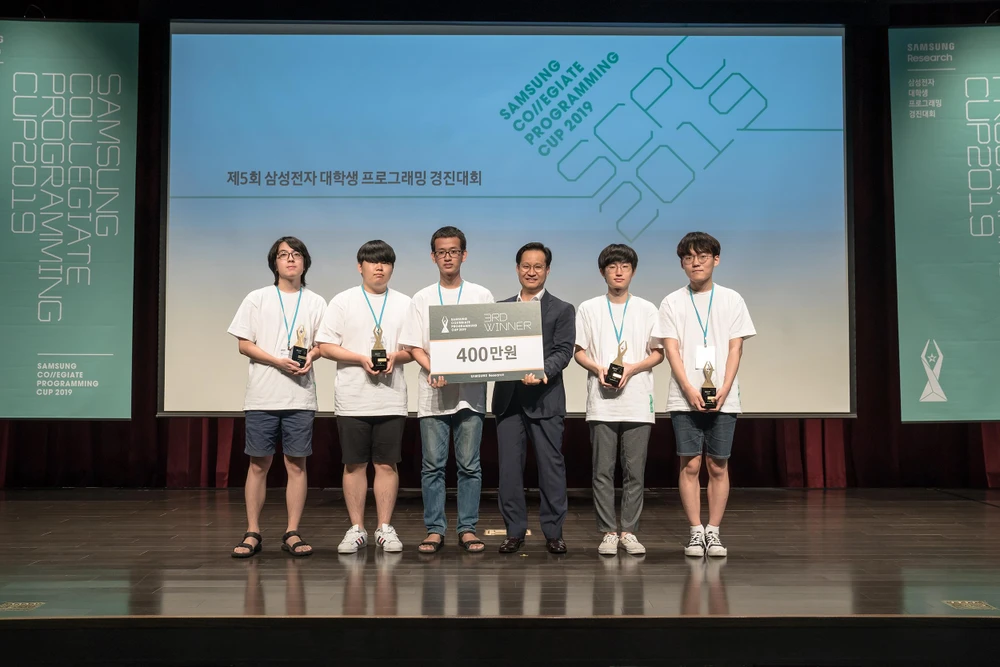 Vượt qua nhiều thí sinh quốc tế, Nguyễn Hy Hoài Lâm giành Giải 3 SCPC 2019 tại Hàn Quốc. (Ảnh: D.L/Vietnam+)