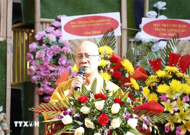 Khánh thành Chùa Bồ Đề - Biểu tượng đoàn kết Lào-Việt tại đất nước Triệu Voi