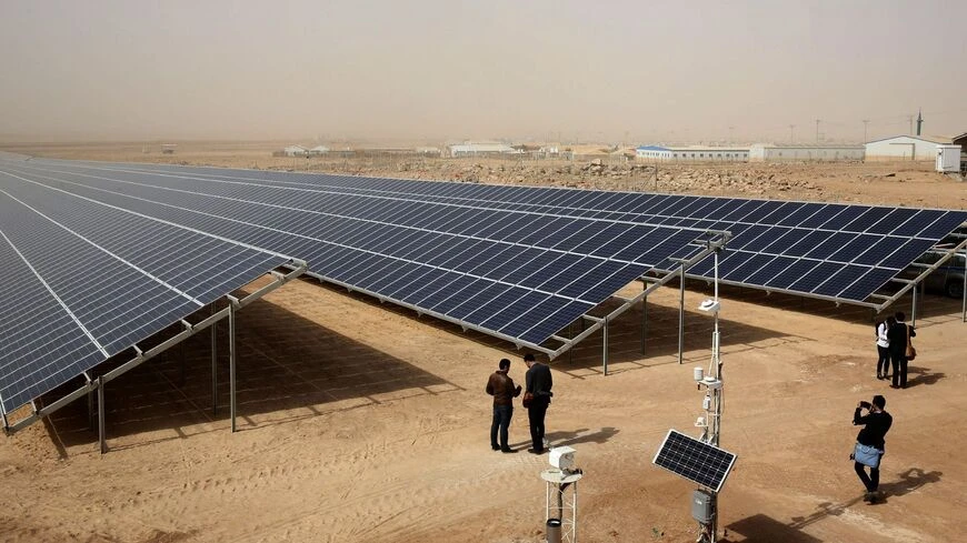 Một dự án điện Mặt Trời tại Jordan. (Nguồn: AFP)