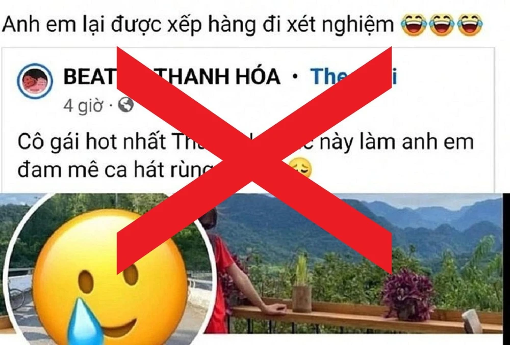 Thông tin liên quan đến vụ việc được lan truyền trên mạng xã hội là không đúng sự thật.