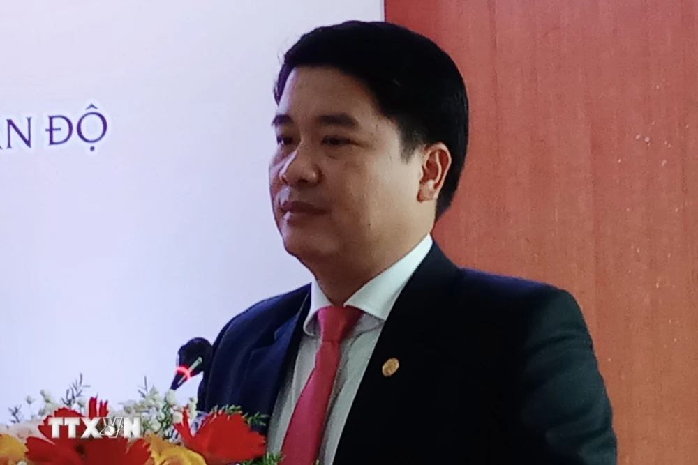 Phó Chủ tịch UBND tỉnh Quảng Nam Trần Văn Tân. (Ảnh: Đoàn Hữu Trung/TTXVN) 
