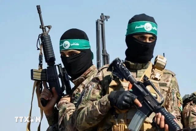 Các tay súng Hamas. (Ảnh: IRNA/TTXVN)
