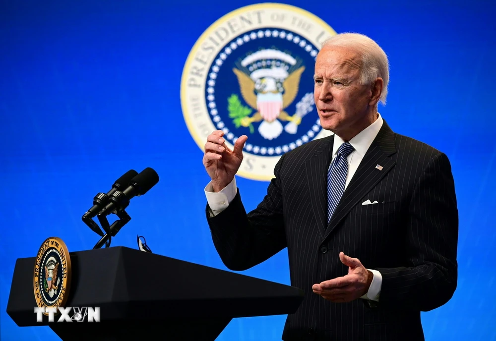 Tổng thống Mỹ Joe Biden. (Ảnh: AFP/ TXVN)