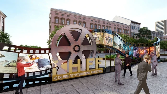 Phối cảnh nơi dự kiến tổ chức các hoạt động của Liên hoan Phim quốc tế Thành phố Hồ Chí Minh lần 1 năm 2024. (Ảnh do ban tổ chức cung cấp)