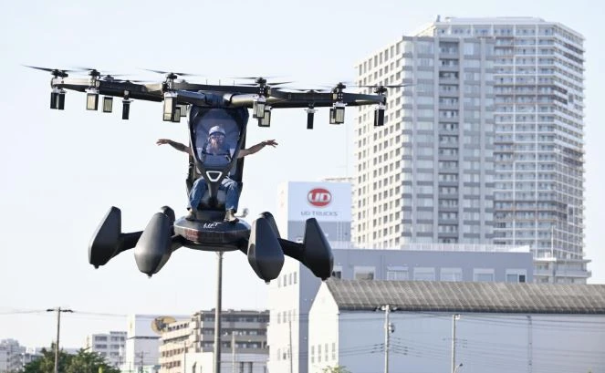 "Ôtô bay" Hexa trình diễn trước công chúng. (Nguồn: Kyoto)