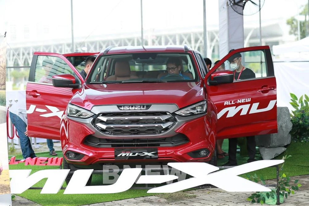 Isuzu mu-X. (Ảnh: BNEWS/TTXVN)