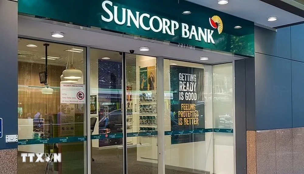 Trụ sở Ngân hàng Suncorp ở Brisbane, Queensland, Australia. (Ảnh: Shutterstock/TTXVN)
