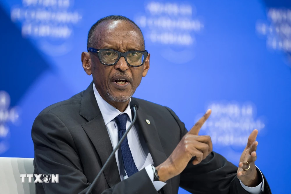 Tổng thống Rwanda Paul Kagame. (Ảnh: AFP/TTXVN)