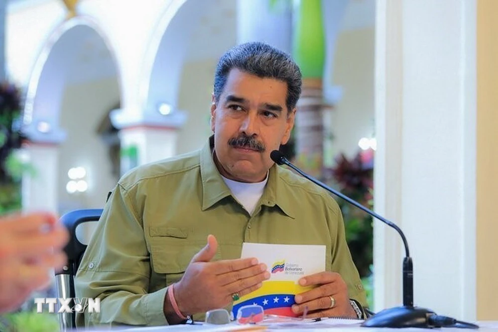 Đương kim Tổng thống Nicolas Maduro, đại diện cho đảng Xã hội chủ nghĩa thống nhất Venezuela. (Ảnh: IRNA/TTXVN)