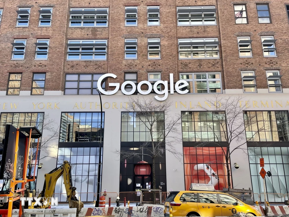 Văn phòng Google tại New York, Mỹ. (Ảnh: Kyodo/TTXVN)