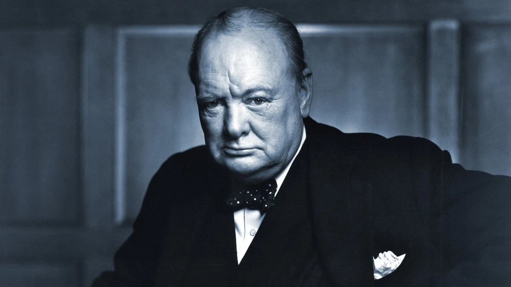 Bức ảnh cố Thủ tướng Anh Winston Churchill đang cau mày. (Nguồn: Alamy)