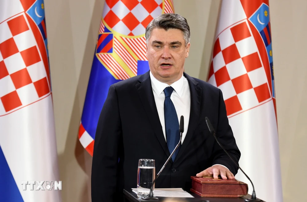 Tổng thống Croatia Zoran Milanovic. (Ảnh: AFP/TTXVN)