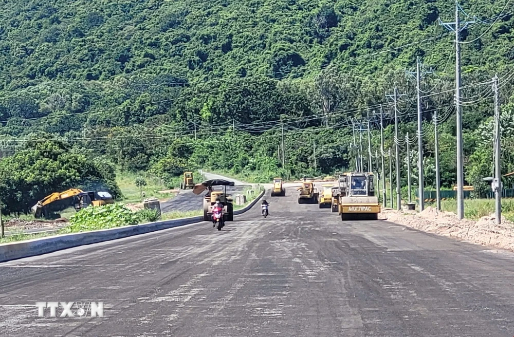 Một dự án sử dụng vốn đầu tư công trên địa bàn tỉnh Bà Rịa-Vũng Tàu. (Ảnh: Hoàng Nhị/TTXVN)