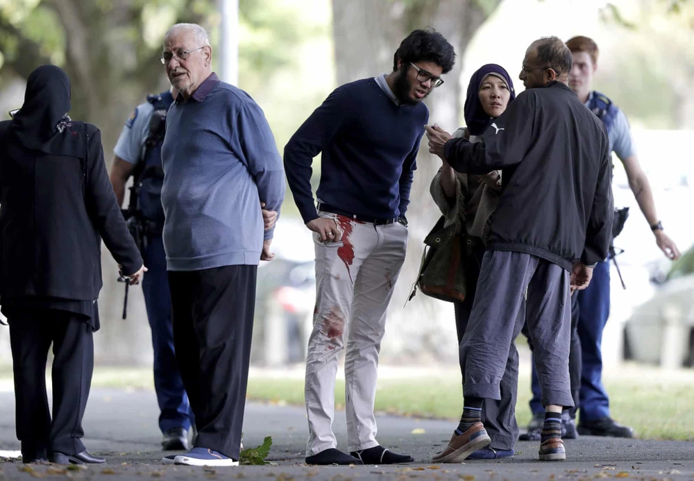 Một nạn nhân vụ xả súng ở thành phố Christchurch của New Zealand, ngày 15/3. (Ảnh: AFP/TTXVN)