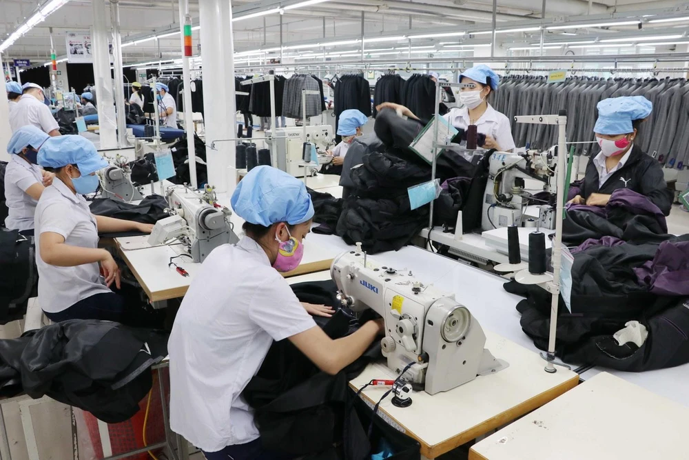 Hàng dệt may là một trong những mặt hàng xuất khẩu của Việt Nam sang Israel. (Ảnh: Trần Lê Lâm/TTXVN)