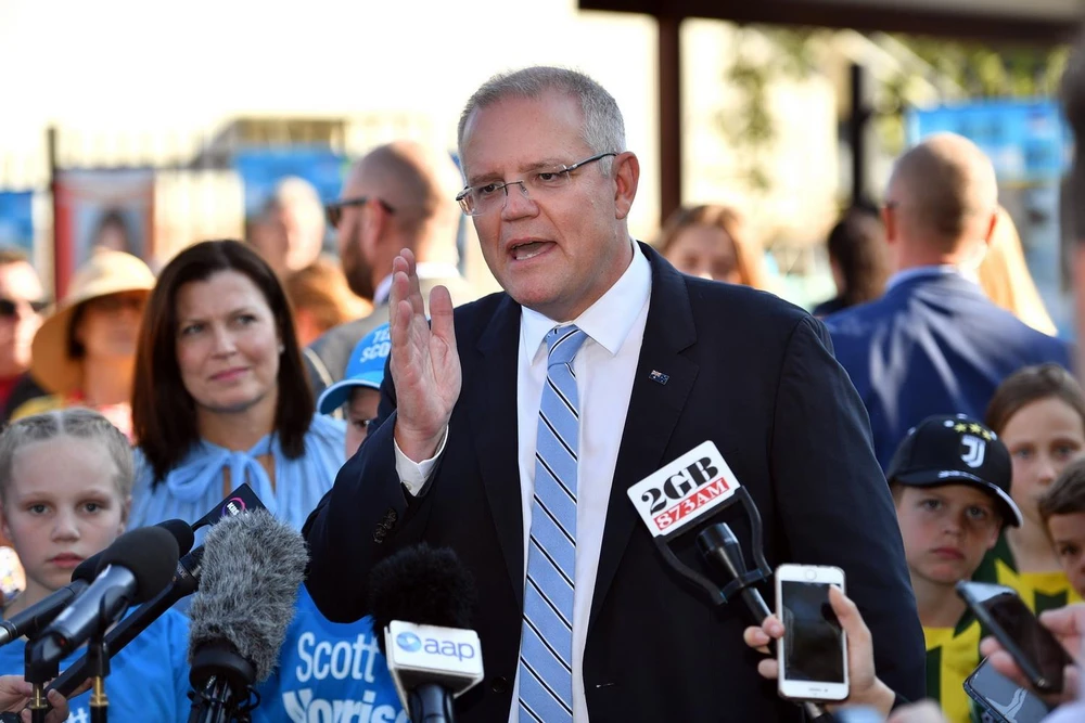 Thủ tướng Australia Scott Morrison. (Ảnh: AFP/TTXVN0