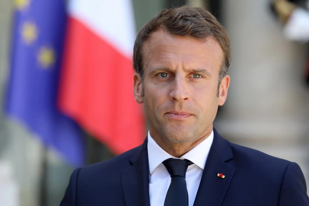 Tổng thống Pháp Emmanuel Macron -người sẽ chủ trì hội nghị bởi Pháp là nước Chủ tịch G7 năm nay. (Ảnh: AFP/TTXVN)
