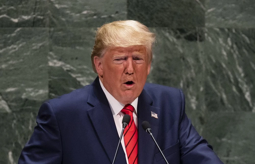 Tổng thống Donald Trump. (Ảnh: AFP/TTXVN)