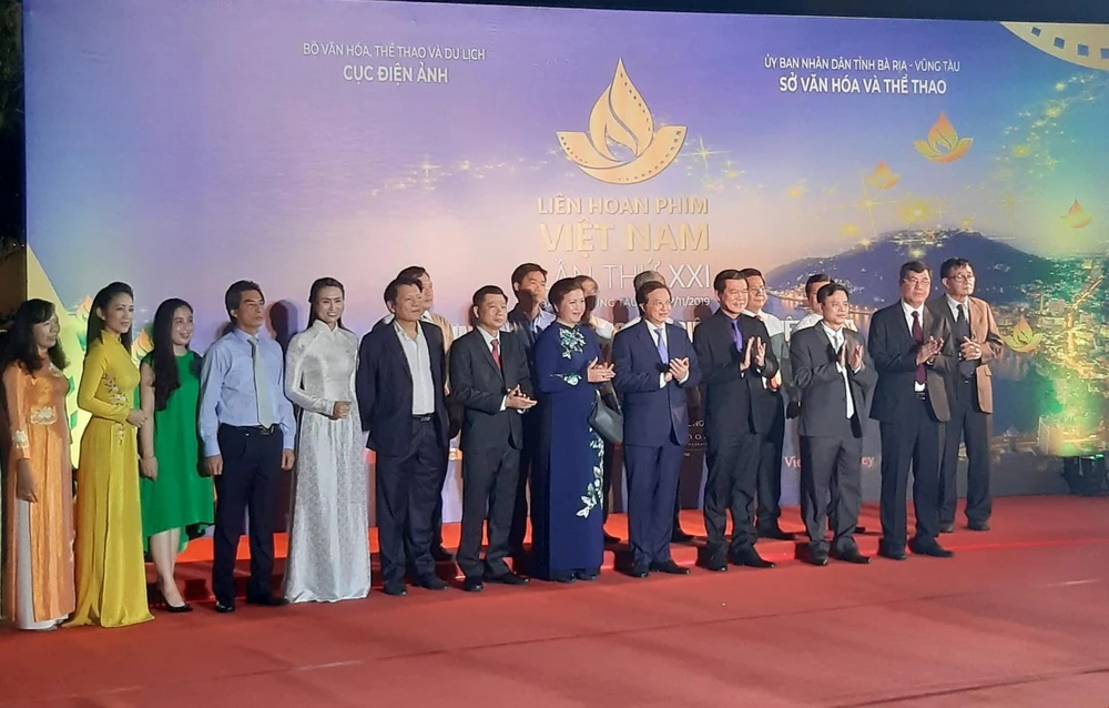 Các đại biểu dự Liên hoan Phim Việt Nam lần thứ XXI. (Ảnh: Ngọc Sơn/TTXVN)