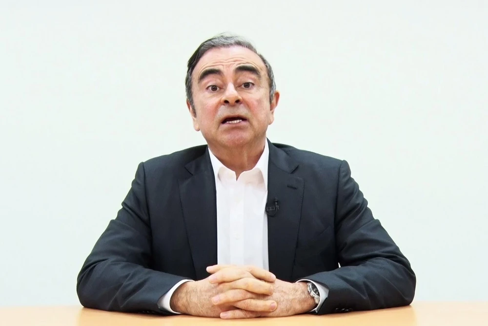 Cựu Chủ tịch hãng sản xuất ôtô Nissan Motor Co. của Nhật Bản Carlos Ghosn. (Ảnh: AFP/TTXVN)