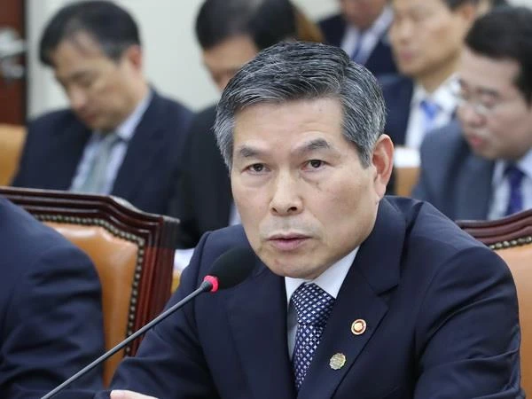 Bộ trưởng Quốc phòng Hàn Quốc Jeong Kyeong-doo. (Ảnh: Yonhap/TTXVN)