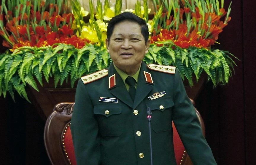 Đại tướng Ngô Xuân Lịch, Ủy viên Bộ Chính trị, Phó Bí thư Quân ủy Trung ương, Bộ trưởng Bộ Quốc phòng. (Ảnh: Trọng Đạt/TTXVN)