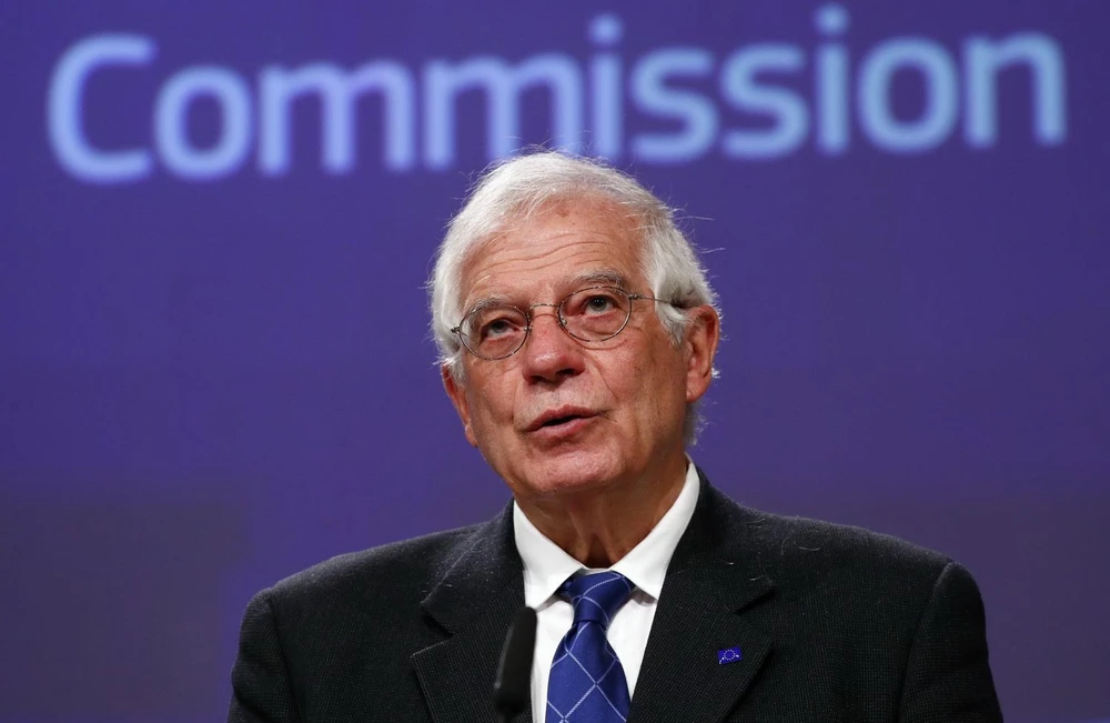 Đại diện cấp cao phụ trách chính sách an ninh và đối ngoại EU Josep Borrell. (Ảnh: AFP/TTXVN)