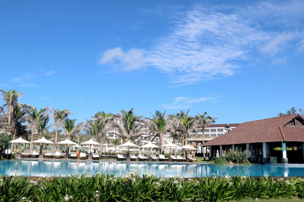 Mũi Né Bay Resort, một trong những doanh nghiệp du lịch tham gia mạnh mẽ vào chương trình kích cầu du lịch tại Bình Thuận. (Ảnh: Nguyễn Thanh/TTXVN)