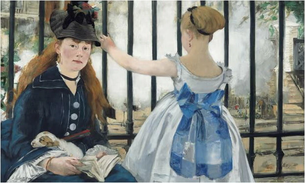 Tác phẩm "Đường sắt" của Édouard Manet. (Nguồn: Bảo tàng Musée d'Orsay)