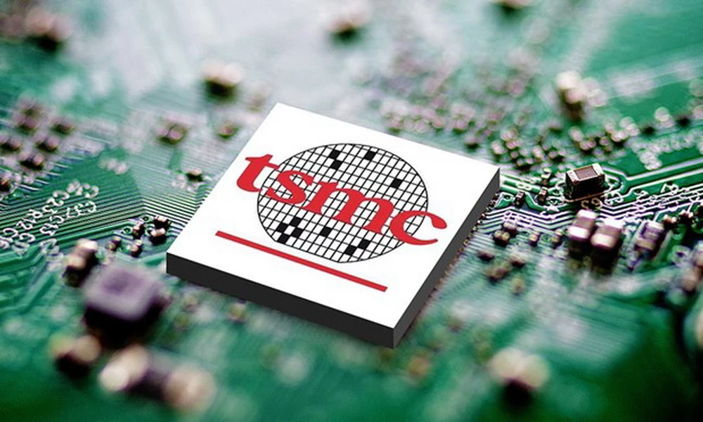 Một sản phẩm chip bán dẫn của TSMC. (Ảnh: VCG)