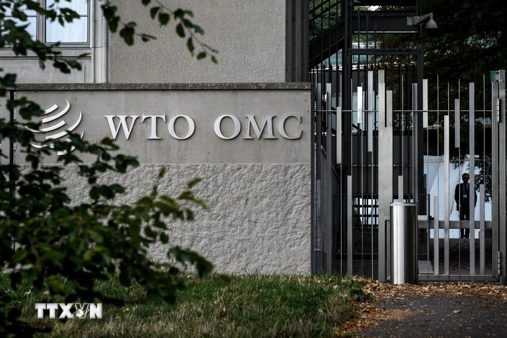 Trụ sở Tổ chức Thương mại thế giới ở Geneva, Thụy Sĩ. (Ảnh: AFP/TTXVN)