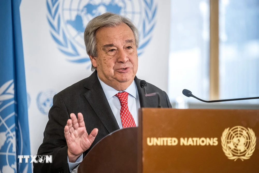 Tổng thư ký LHQ Antonio Guterres. (Ảnh: AFP/TTXVN)