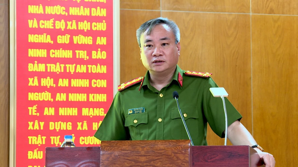 Đại tá Nguyễn Thuận, Phó Giám đốc Công an tỉnh. (Nguồn: báo Quảng Ninh)