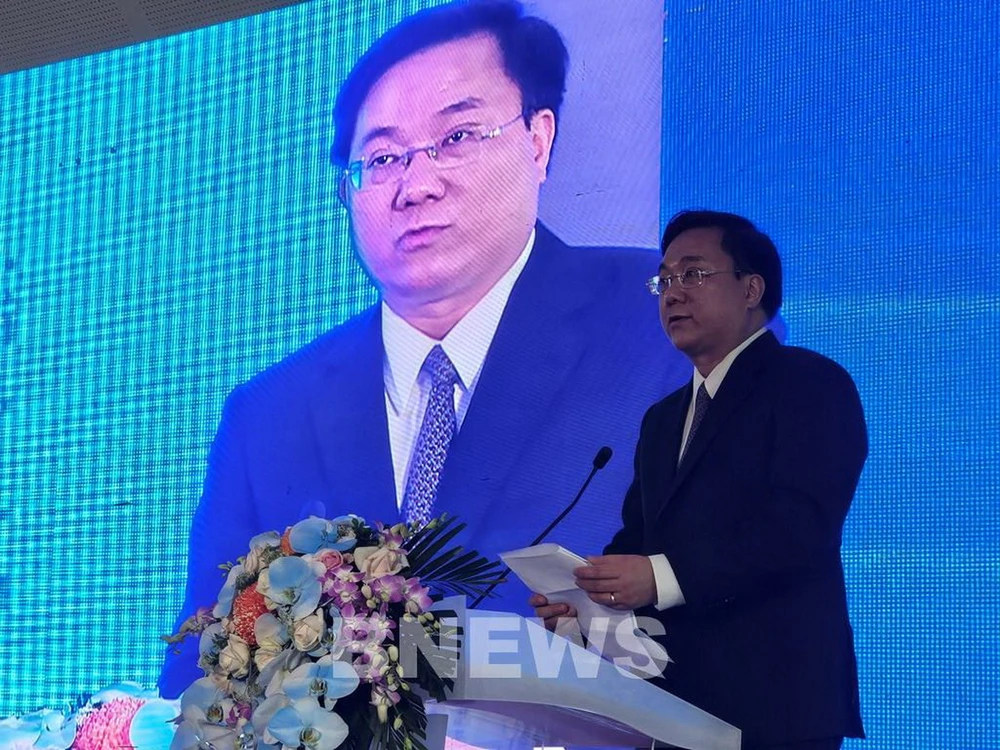 Thứ trưởng Bộ Kế hoạch và Đầu tư Trần Duy Đông phát biểu tại Diễn đàn. (Nguồn: VIPFA)