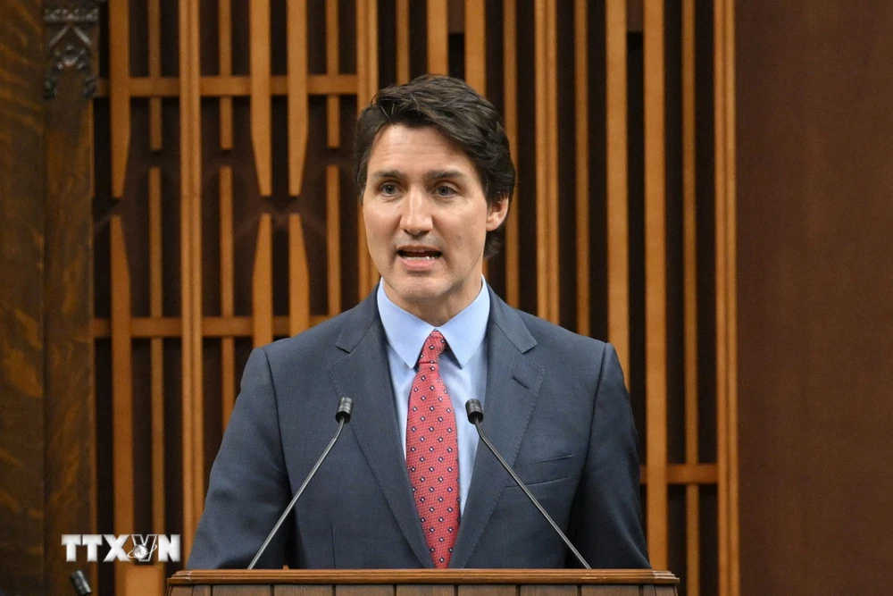 Thủ tướng Canada Justin Trudeau. (Ảnh: AFP/TTXVN)