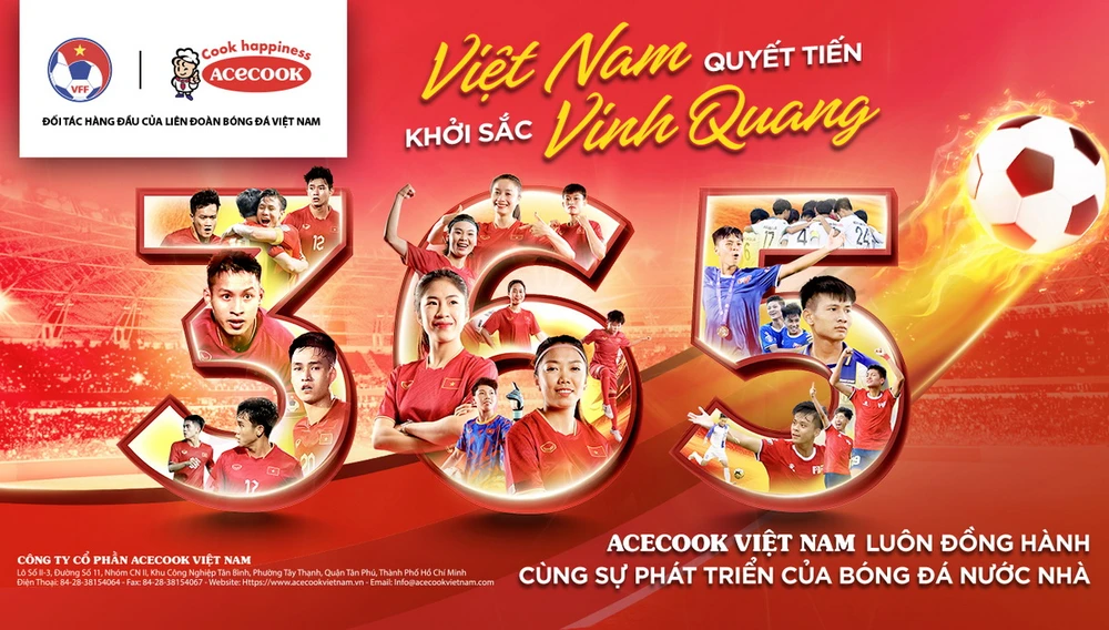 Acecook Việt Nam: "Cùng bóng đá Việt bền chí kiên tâm-vững vàng tạo kỳ tích"