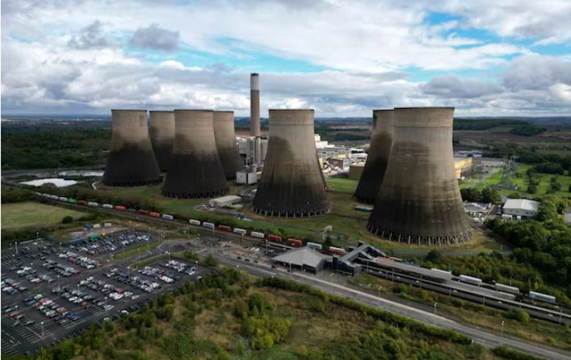 Nhà máy điện Ratcliffe-on-Soar ở Ratcliffe-on-Soar, Nottinghamshire, Anh, ngày 26/9 vừa qua. (Nguồn: Reuters)