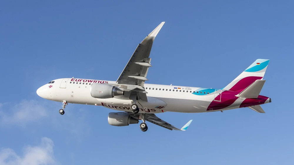 Máy bay A320 của Hãng hàng không giá rẻ Eurowings. (Nguồn: Eurowings)