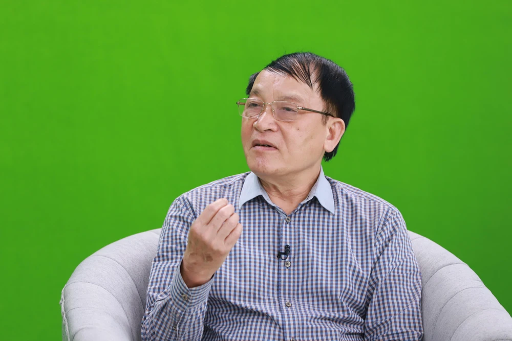 Nhà báo Nguyễn Đăng Phát, Tổng biên tập Tạp chí Bạch Dương. (Ảnh: PV/Vietnam+)
