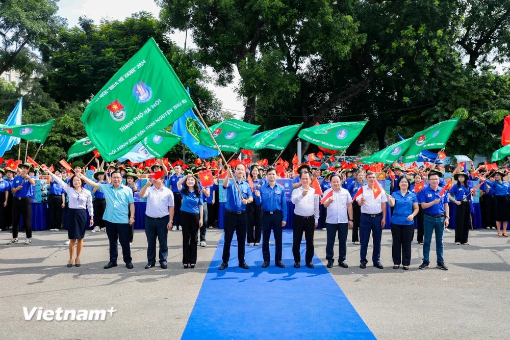 Hơn 16.000 thanh niên Thủ đô tham gia chiến dịch tình nguyện 'Mùa hè xanh'