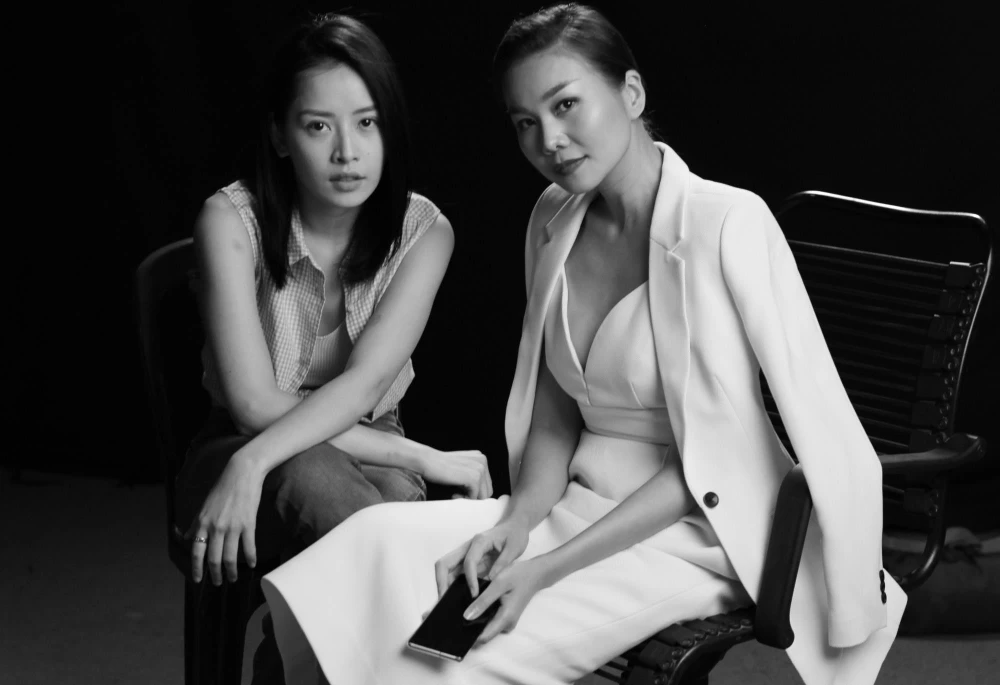 Chi Pu và Thanh Hằng có cuộc đối đầu khốc liệt trong phim "Chị chị em em" của đạo diễn Kathy Uyên. (Ảnh: Đoàn làm phim cung cấp)